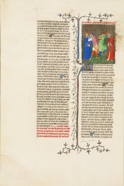 Lemlæstelsen af de byzantinske kejsere Justinian II og Phillipicus af Unbekannt Unbekannt
